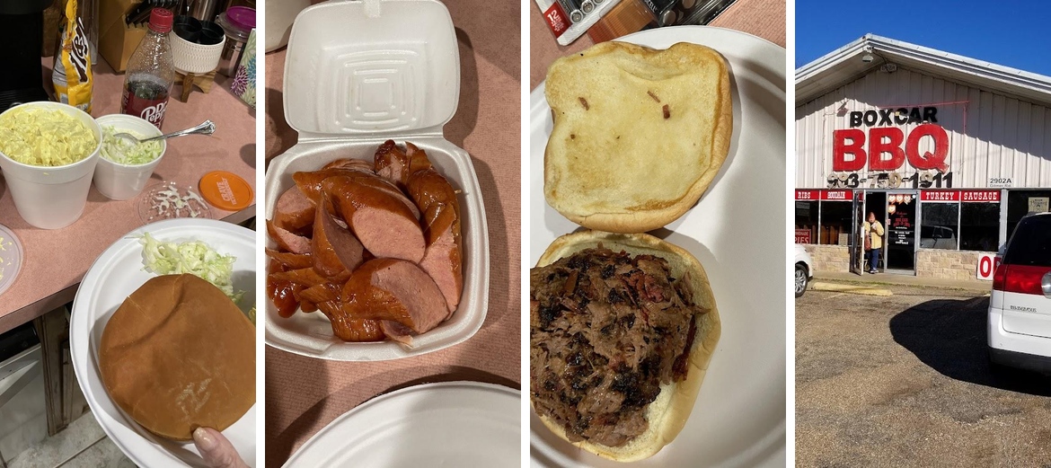 Boxcar Bar B Que - Longview Menu